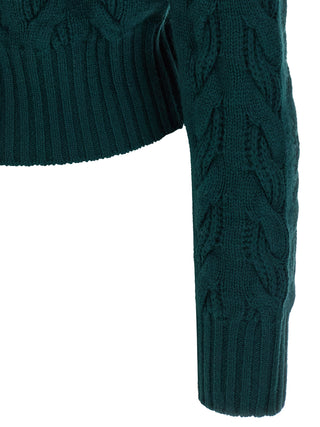 Bicolor Wool Cardigan