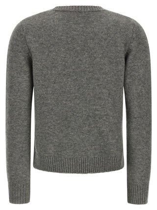 Gray Wool Cardigan