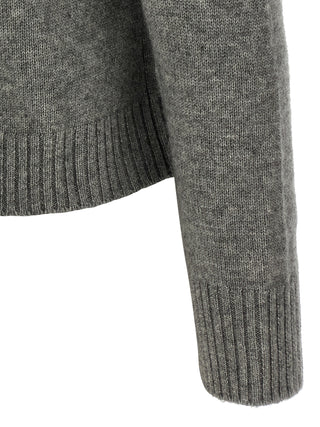 Gray Wool Cardigan
