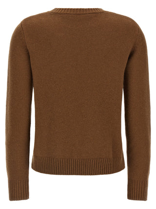 Brown Wool Cardigan