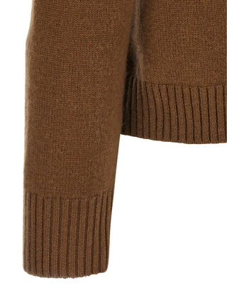 Brown Wool Cardigan