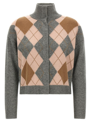 Gray Wool Cardigan