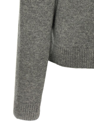 Gray Wool Cardigan