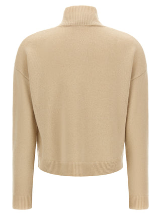 Beige Wool Cardigan