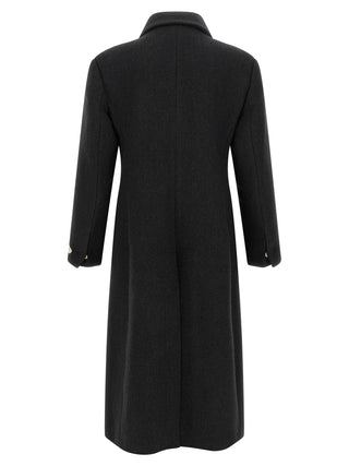 Gray Virgin Wool Coat