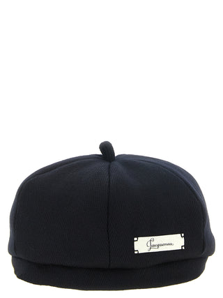 Blue Virgin Wool Hat