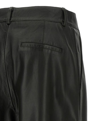 Black Leather Pants