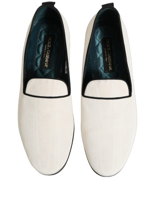 White Velvet Slip On Men Flats Loafers Shoes