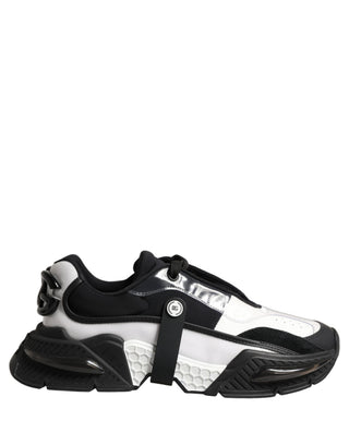 White Black Logo Airmaster Men Sneakers Shoes