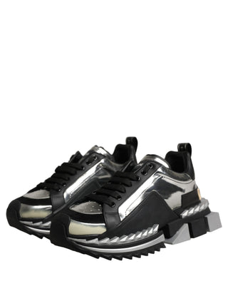 Black Two-Tone Super King Men Sneakers Shoes