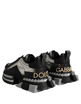 Black Two-Tone Super King Men Sneakers Shoes
