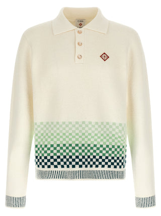 Bicolor Cotton Polo Shirt