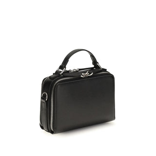 Black Calf Leather Bos Taurus Handbag