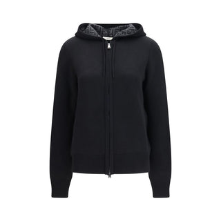 Black Cashmere Hoodie