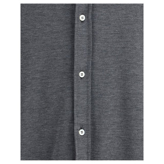 Gray Silk Shirt
