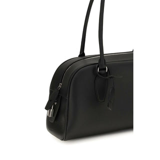 Black Calf Leather Bos Taurus Shoulder Bag