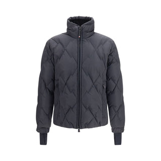 Black Goose Down Full-Length Jacket