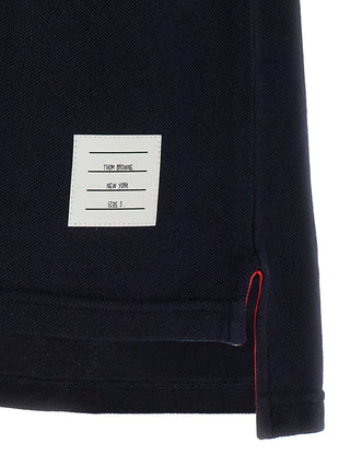 Blue Cotton Polo Shirt