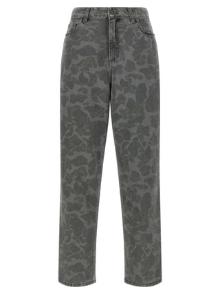 Gray Organic Cotton Tapered Jeans
