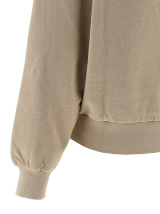 Beige Cotton Sweatshirt