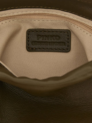 Bicolor Lambskin Clutch Bag