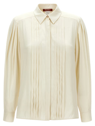 White Silk Blouse