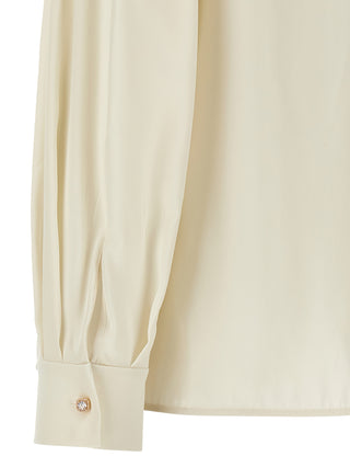 White Silk Blouse