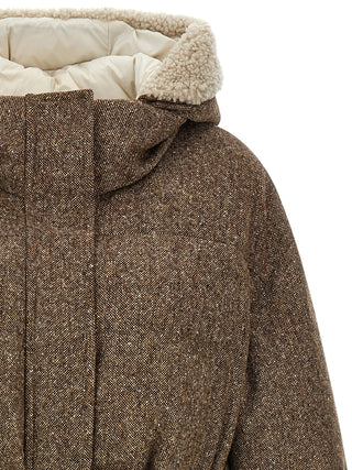 Brown Virgin Wool Coat