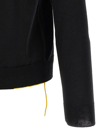 Black Virgin Wool Polo Shirt