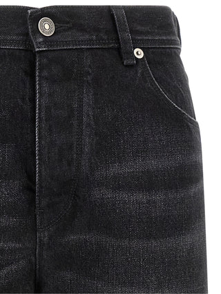 Black Cotton Jeans Denim