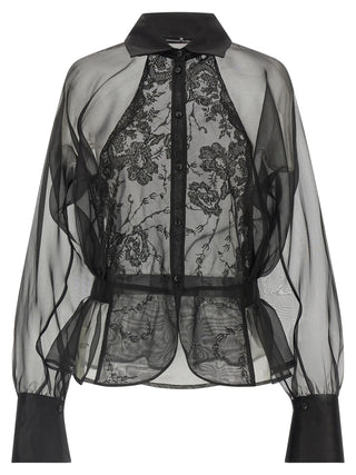 Black Silk Blouse