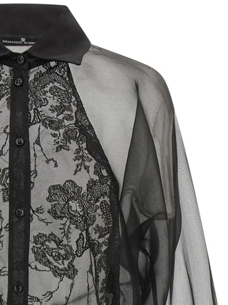 Black Silk Blouse