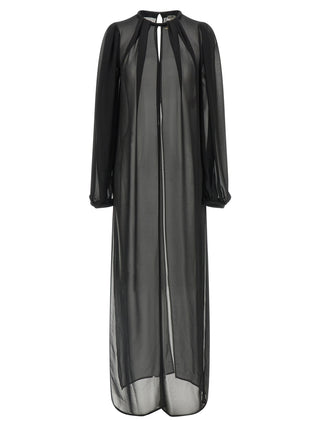 Black Polyester Blouse