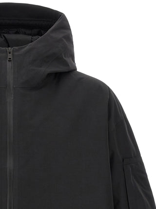 Black Recycled Polyester Shell Jacket