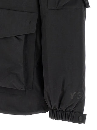 Black Recycled Polyester Shell Jacket