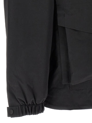Black Recycled Polyester Shell Jacket