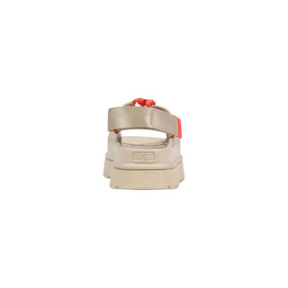 Beige Polyethylene Flat Sandals