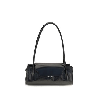 Black Calf Leather Bos Taurus Shoulder Bag