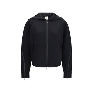 Black Polyester Sweatshirt