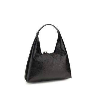 Black Calf Leather Bos Taurus Shoulder Bag