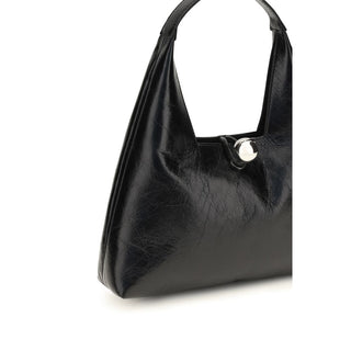 Black Calf Leather Bos Taurus Shoulder Bag