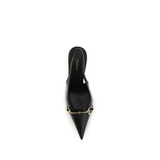 Black Calf Leather Bos Taurus High Heel Pumps