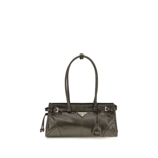 Black Calf Leather Bos Taurus Handbag