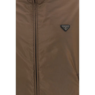 Multicolor Recycled Polyamide Full-Length Jacket