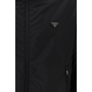 Multicolor Recycled Polyamide Full-Length Jacket