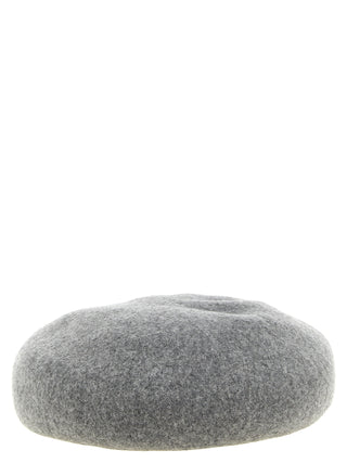 Gray Wool Fatcap Hat