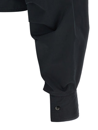 Black Cotton Blouse