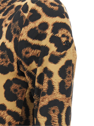 Brown Polyester Bodysuit