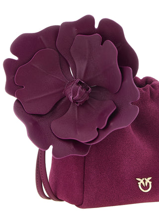 Purple Lambskin Clutch Bag