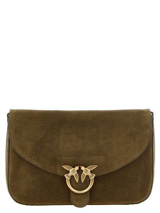 Bicolor Calfskin Crossbody Bag